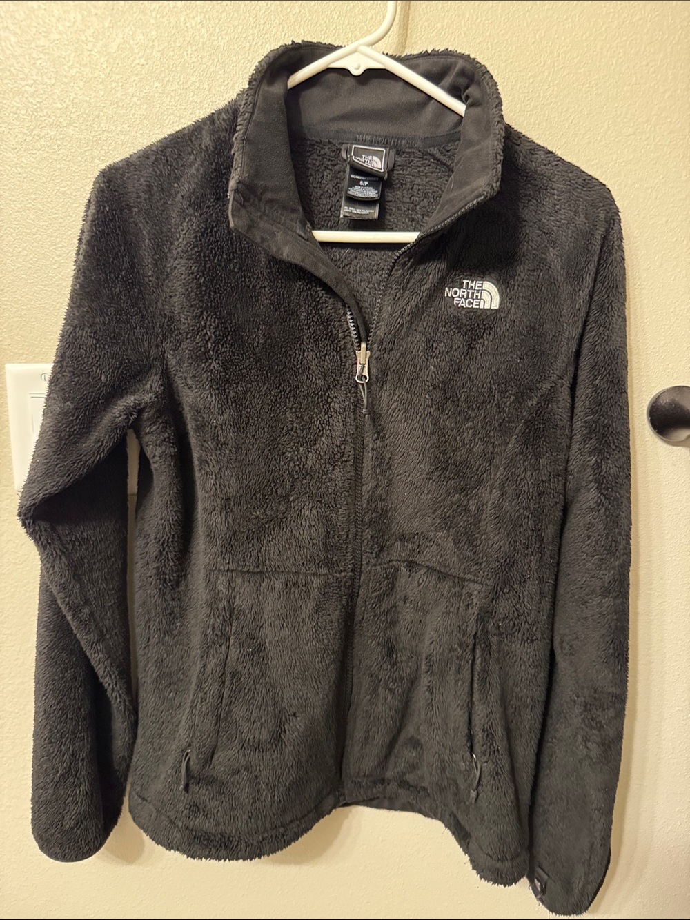The North Face Women's Dark Gray Plush Fleece Jacket